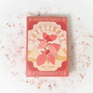 NWT Peppermint Bath Salt Soak